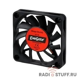 Exegate EX253944RUS Вентилятор ExeGate Mirage-S 60x60x10 подшипник скольжения, 3500 RPM, 26dB, 3pin