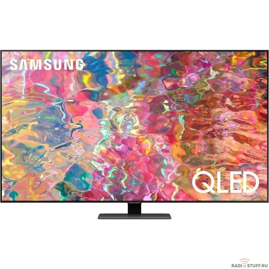 Samsung 65" QE65Q80BAUXCE Series темно-серебристый {Ultra HD 120Hz DVB-T2 DVB-C DVB-S2 WiFi Smart TV (RUS)}