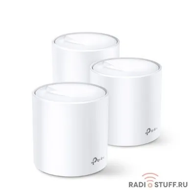 TP-Link Deco X20(3-pack) AX1800 Домашняя Mesh Wi-Fi система