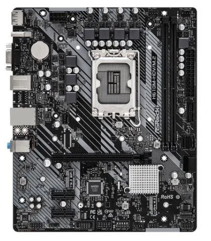 Материнская плата H610 S1700 MATX H610M-HDV/M.2 ASROCK