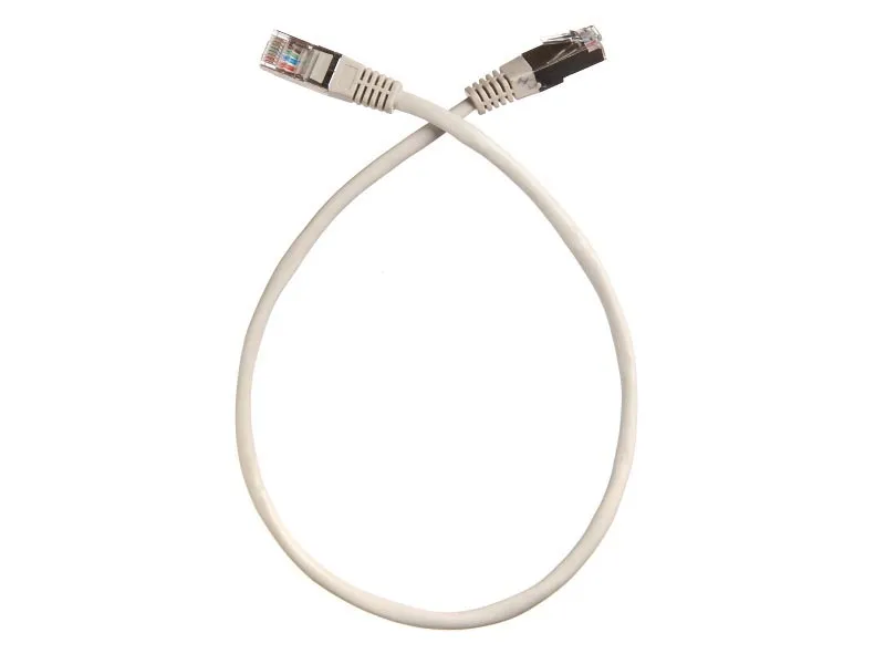 Патч-корд Technolink FTP4 cat 5e, 0.5м, ВС, LSZH, серый, литой коннектор
