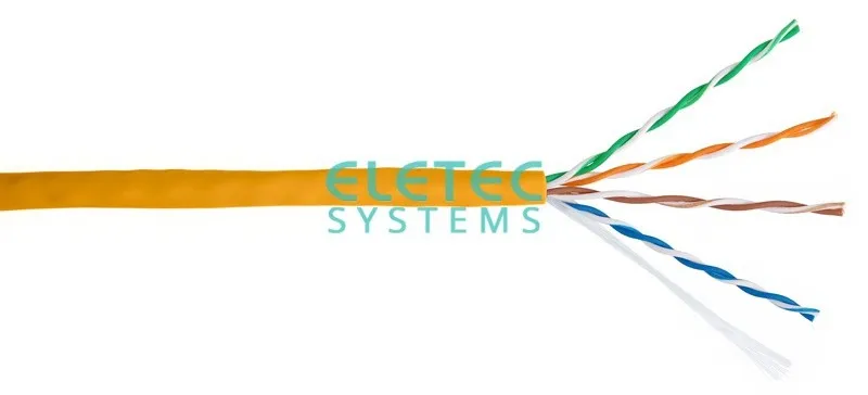 Кабель UTP 5E Eletec 4x2xAWG24 LSZH эконом 305м, CCA(медь 30%)