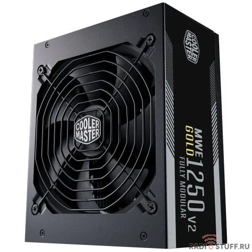 Power Supply Cooler Master MWE Gold V2 ( MPE-C501-AFCAG), 1250W, ATX, 140mm, 24+4pin, 12xSATA, 8xPCI-E(6+2), APFC, 80+ Gold, w/UK Cable, Full Modular