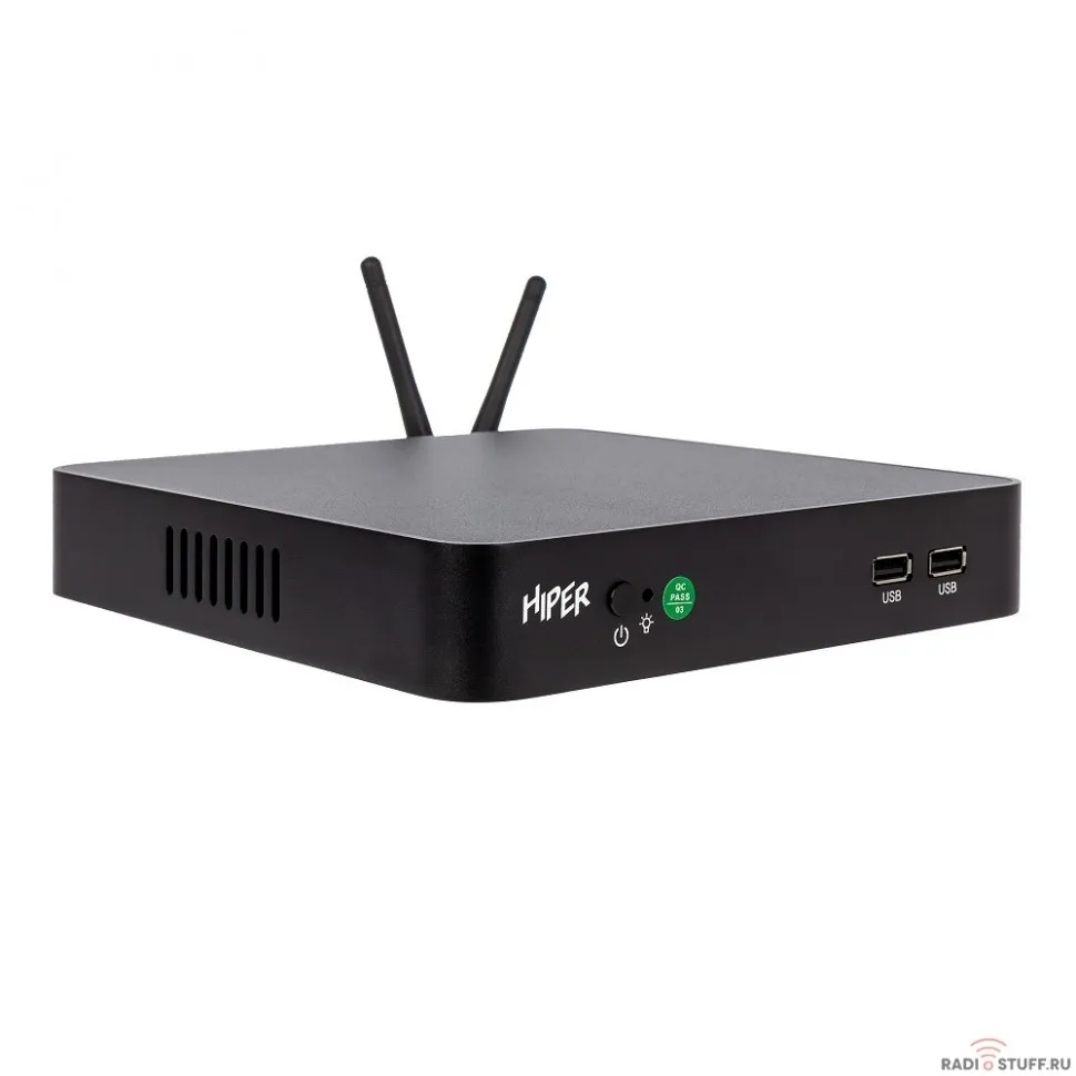 Hiper I81N8CL87T Nettop Hiper M8 Cel J4125/4Gb/SSD256Gb UHDG 600/DOS/black