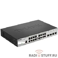 DGS-1210-20/F1A D-Link управляемый коммутатор WebSmart с 16 портами 10/100/1000Base-T и 4 комбо-портами 100/1000Base-T/SFP