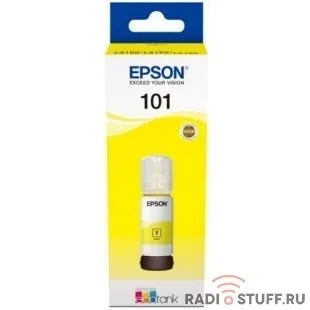 EPSON C13T03V44A/C13T03V44A/C13T03Y400 Контейнер с желтыми чернилами для  L4150/L4160/L6160/L6170/L6190, 70 мл. (cons ink)