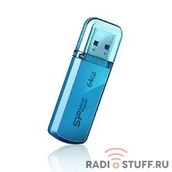 Silicon Power USB Drive 64Gb Helios 101 SP064GBUF2101V1B {USB2.0, Blue}