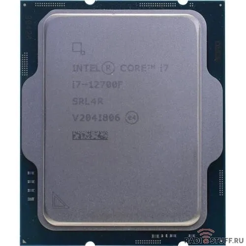 CPU Intel Core i7-12700F Alder Lake OEM {2.1 ГГц/ 4.8 ГГц в режиме Turbo, 25MB, LGA1700}