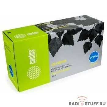 Картридж лазерный Cactus CS-CE342A желтый