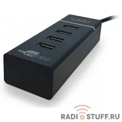 CBR CH 157 USB 3.0 концентратор, 4 порта. Поддержка Plug&Play. Длина провода 50+-3см. LED-подсветка. 