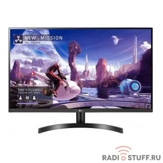 LCD LG 31.5" 32QN600-B черный {IPS 2560х1440 75Hz 5ms 350cd 178/178 1000:1 HDR10 5ms 10bit(8bit+FRC) 2xHDMI1.4  DisplayPort1.4 FreeSync VESA }