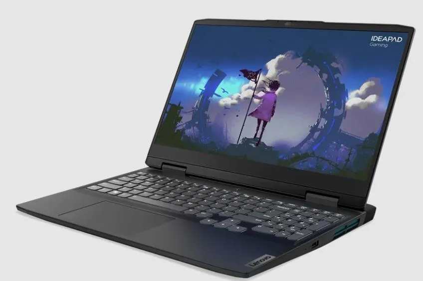 Ноутбук LENOVO IdeaPad Gaming 3 15IAH7 15.6" 1920x1080 Intel Core i5-12450H RAM 8Гб SSD 512Гб RTX 3060 6Гб ENG/RUS без ОС Onyx Grey 2.315 кг 82S900KMRM