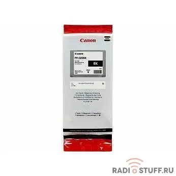 Canon PFI-320BK  Картридж  для Canon TM-200/TM-205/TM-300/TM-305, чёрный, 300 мл (GJ)