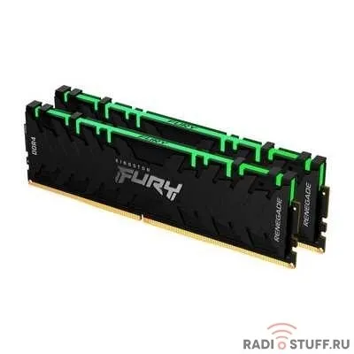 Kingston DDR4 DIMM 32GB Kit 2x16Gb KF432C16RB1AK2/32 PC4-25600, 3200MHz, CL16, RGB