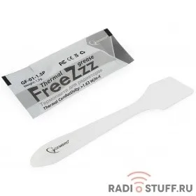 Термо паста Gembird FreeZzz GF-01-1.5P для радиаторов, 1,5гр, пакет