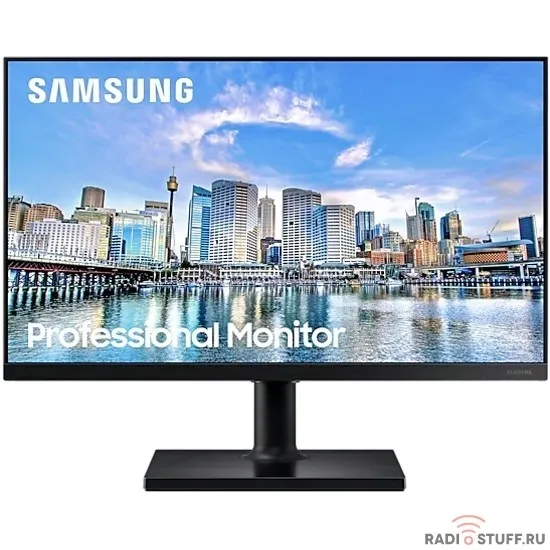 LCD Samsung 23.8" F24T450FZI черный {IPS 1920x1080 75Hz 5ms 16:9 250cd 178/178 1000:1 8bit(6bit+FRC) 2xHDMI1.4 DisplayPort1.2 2xUSB2.0 HAS Pivot VESA}
