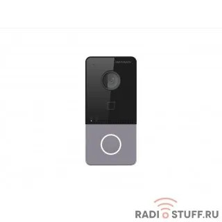 HIKVISION DS-KV6103-PE1(B) 2Мп IP вызывная панель на одного абонента с ИК-подсветкой PoE. 2 Мп HD-камера. Подавление шумов и эффекта эхо. Работает при низком освещении. Функции контроля доступа