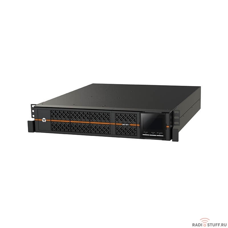Vertiv Liebert GXTRT-1000IRT2UXL GXT RT+ 1ph UPS, 1kVA, input plug IEC60320 C14, 2U, output – 230V, output socket groups (6)C13