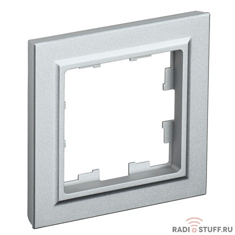 IEK BR-M12-K47 BRITE Рамка 1-мест. РУ-1-БрА алюм. 