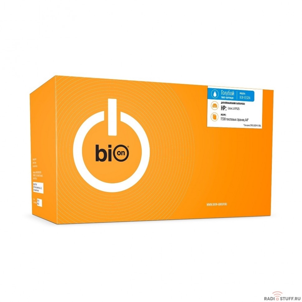 Bion CE321A Картридж для HP LaserJet Pro CM1415/CP1525 (1300  стр.), Голубой