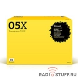 T2 CE505X Картридж (TC-H05X) для LaserJet P2055x/2055n/2055dn (6500 стр.) с чипом