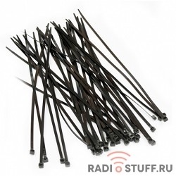 Gembird NYTFR-250x3.6 Стяжки  пластиковые, морозостойкие250 мм х 3.2 мм, черные (100 шт.)