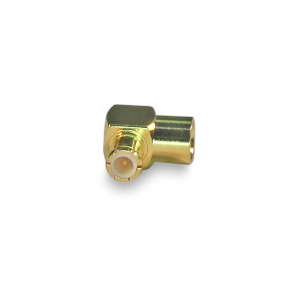Разъем MCX(male)- Semi Rigid RG402 (0.141"), для полужесткого кабеля, угловой