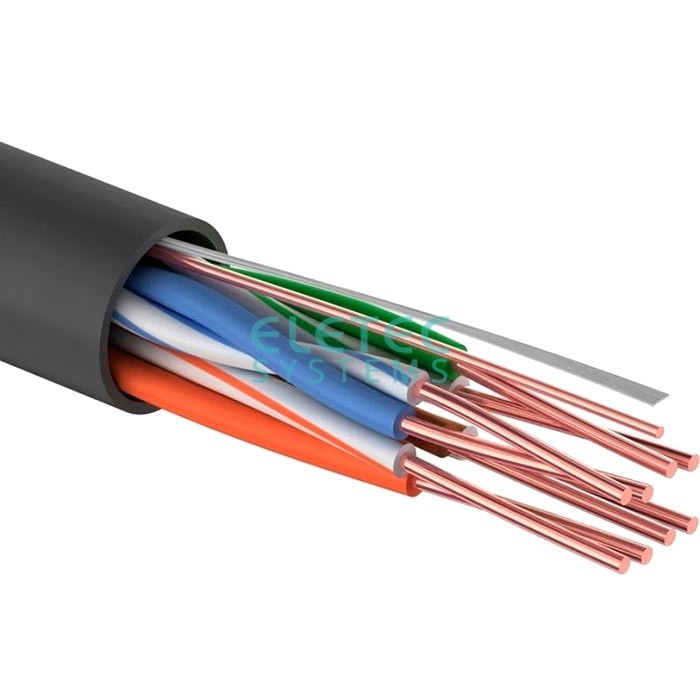 Кабель UTP 5E Eletec 4x2xAWG24, наружный, эконом, 305 м, CCA (медь 20%)