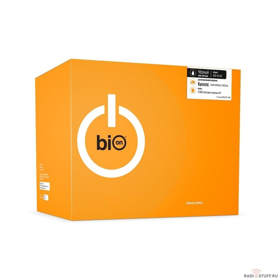 Bion TK-6115 Картридж для Kyocera ECOSYS M4132idn/M4125idn (15000  стр.), Черный