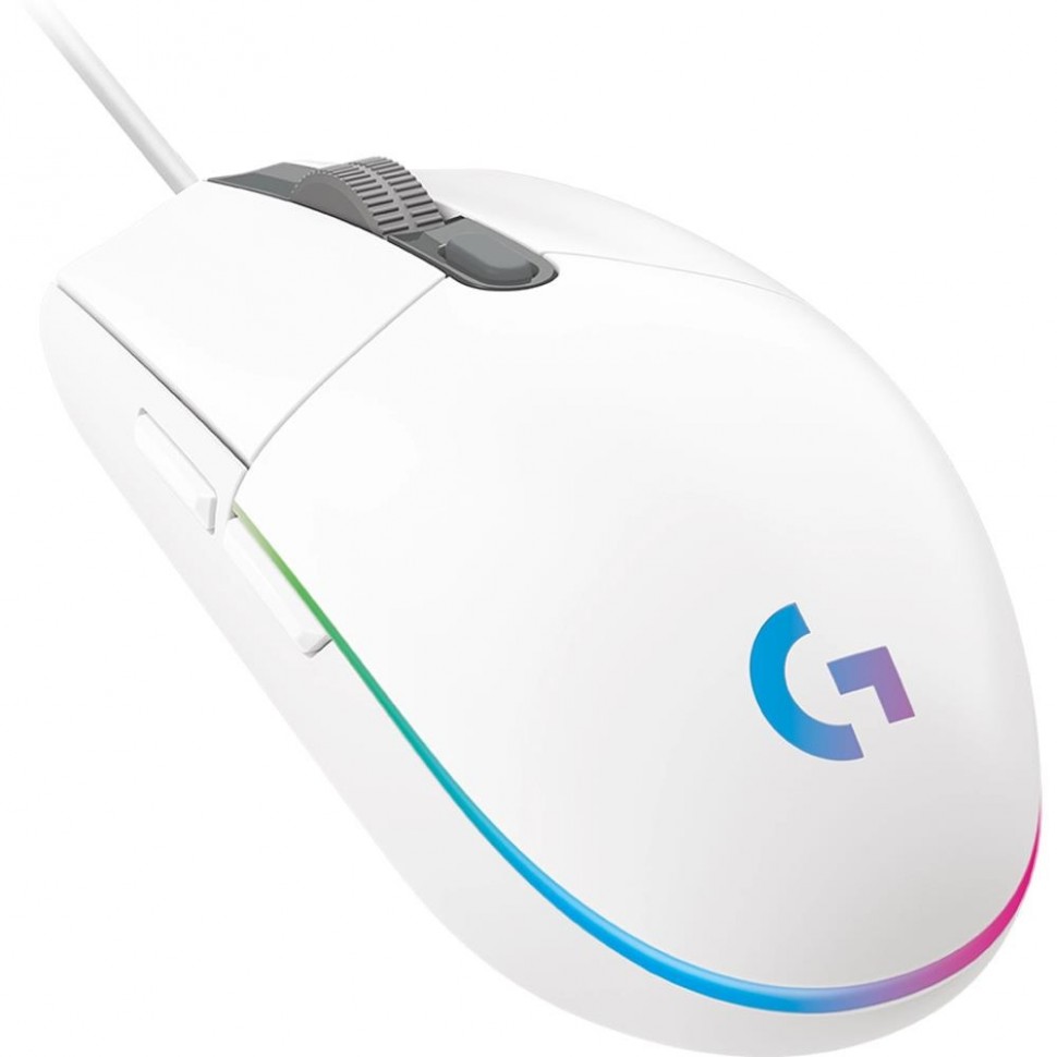 Мышка USB OPTICAL G102 LIGHTSY WHITE 910-005824 LOGITECH