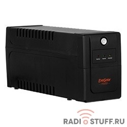 Exegate EP285542RUS ИБП ExeGate Power Back BNB-650.LED.AVR.C13.RJ.USB <650VA/360W, LED, AVR,4*IEC-C13, RJ45/11, USB, Black>