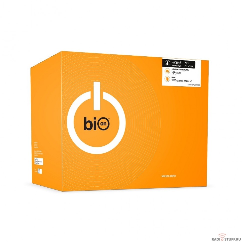 Bion Q7516A Картридж для HP LaserJet 5200 (12000  стр.), Черный