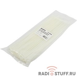 Exegate EX253855RUS Стяжка нейлоновая, неоткрывающаяся. Exegate <CV-300W>, 300мм, упак. 100шт White