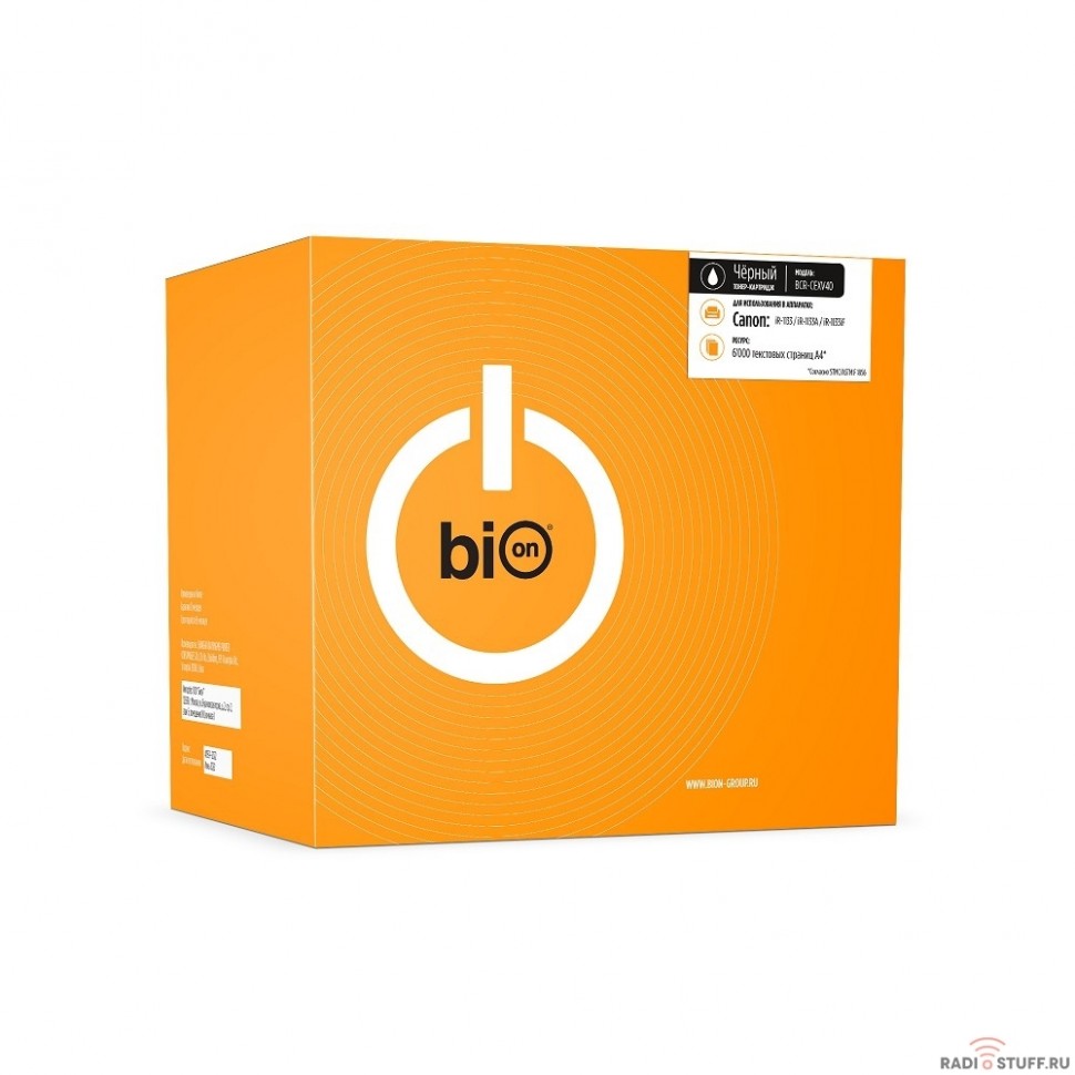 Bion CEXV40 Картридж для Canon iR-1133/1133Ai/1133iF (6000  стр.), Черный